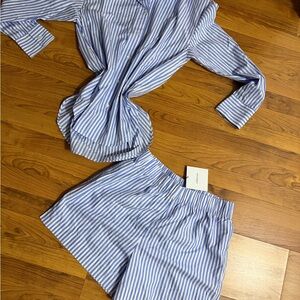 Soldout.nyc Striped Pajama Set